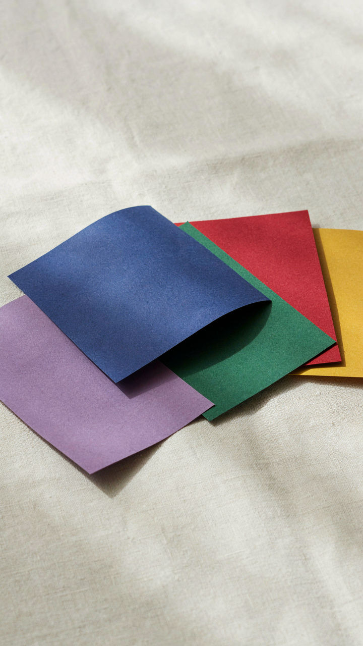 Color swatches displaying rich jewel tones.